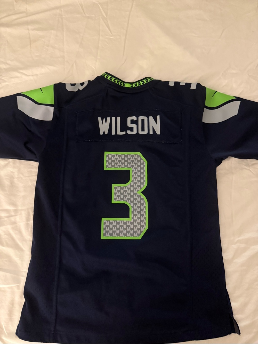 NFL Navy Nike Jersey with Red NFL Shield Accent